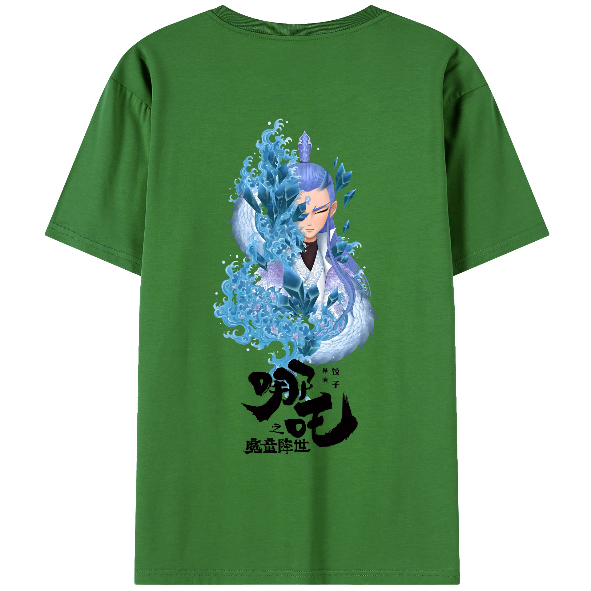 （画像用） Ne Zha 2 ナタ 魔童の大暴れ レディース半袖Tシャツ(バックプリント)
